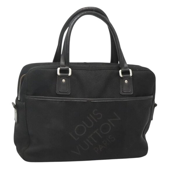 LOUIS VUITTON Damier Geant Yak Business Bag 2way Black Noir - Picture 1 of 16